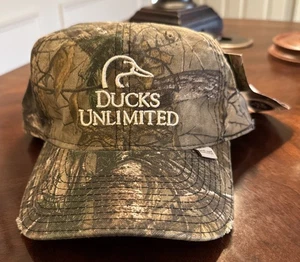 Ducks Unlimited Adjustable Cap Hat Official Licensed Product Camouflage Hunting - Picture 1 of 7