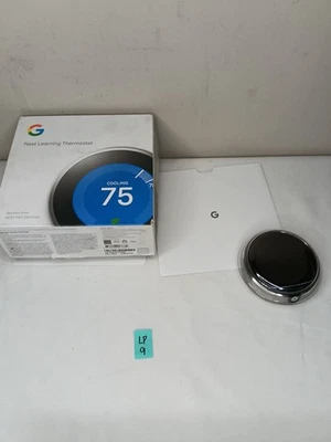 Nest 3rd Generation Programmable Thermostat T3008US - Stainless Steel Pro Editio - Image 1 of 4