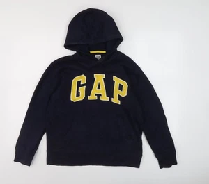 GAP Boys Black Hoodie XL 12 Years Pullover Casual Winter Wear - Picture 1 of 12