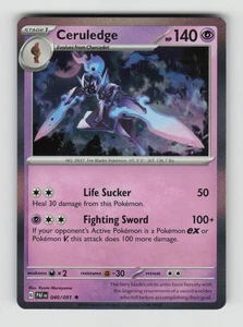 Ceruledge -, PAF, SV: Paldean Fates, 040/091, Rare, Holo, NM - Bild 1 von 2