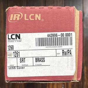 LCN 1261-Rw/PA Messing Türschließer ohne Hand - Bild 1 von 2