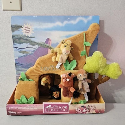 Nuevo teatro de marionetas vintage Disney Rey León Orgullo Rock Finger Foto 1 de 4