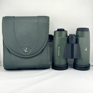 Swarovski SLC 10x42 WB Habicht Binoculars With Case, Used - Missing One Eyecup - Picture 1 of 14