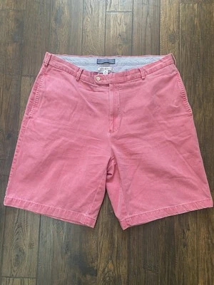 Pantalones Cortos Peter Millar 9” Para Hombre Talla 35 Performance Golf Chino Rosa Algodón Pima Foto 1 de 4