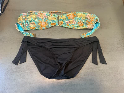 colorful MOSSIMO Two Piece Swimsuit Bikini Size XL - Image 1 of 2