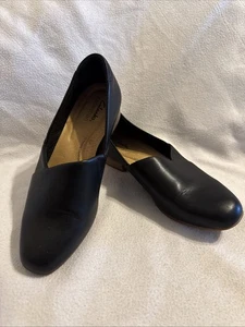Clarks Juliet Palm schwarze bequeme Damen-Lederslipper Halbschuhe Größe 8 S12 - Bild 1 von 7