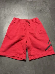 Jordan Sweat Shorts Boys Large 12/14 Red Jumpman F-139 - Picture 1 of 4