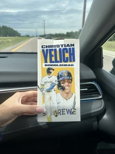SGA 2025 Milwaukee Brewers Christian Yelich Bobblehead New In Box! - Picture 1 of 6