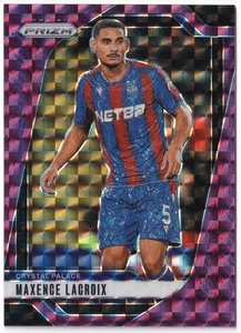 Panini Prizm Premier League 2024-25 Maxence Lacroix /249 Purple Mosaic - Picture 1 of 2