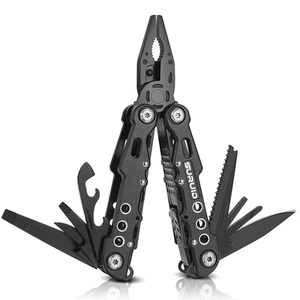 Multitool Pliers Portable Pocket Knife Camping Tool Gifts for Men 12 in 1 Mul... - Picture 1 of 7