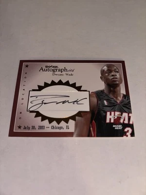Dwyane Wade 2003-04 Skybox Autographics Rc Auto 62/99 - Image 1 of 2