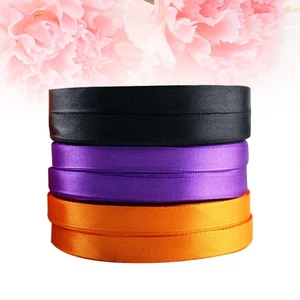  3 pezzi 1 cm Halloween fai da te nastro decorativo seta regalo nastro confezione - Foto 1 di 11