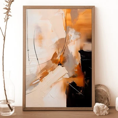 Abstract Artwork Canvas Painting Poster & Print Canvas Wall Art Home Decor Mural - Image 1 of 4