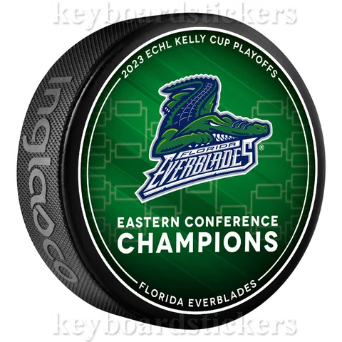 2023 ECHL Kelly Cup Florida Everblades Eastern Conference Champions Puck Cover