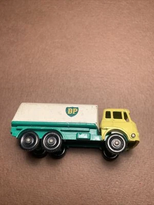 Lesney No. Vintage Camión cisterna Matchbox 25 amarillo BP gasolina con cabina inclinable Foto 1 de 4