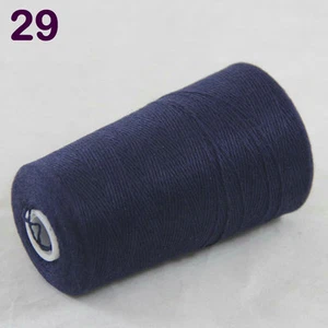 Sale Luxurious100g Mongolian Pure Cashmere Hand Knitting Cone Yarn 29 Blue Black - Picture 1 of 21