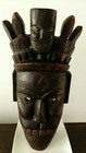Antique Handcarved Nepalese/Tibetan Wooden Mask