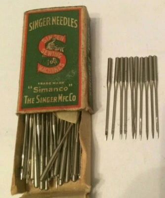  vintage Singer sewing machine class 135 x 8 Needles x 10 size 16 - Image 1 of 4