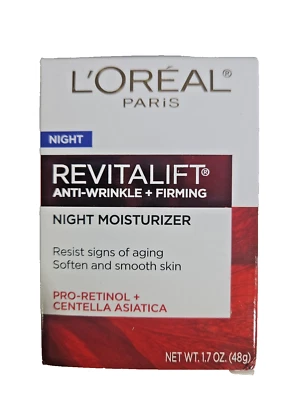 欧莱雅活肤抗皱紧致晚霜 - 1.7 盎司 (48g) — 第 1/4 张图片