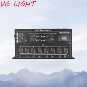 8 Way DMX Splitter DMX Distributor DMX Booster Signal Amplifier For Stage Light - Picture 1 of 6