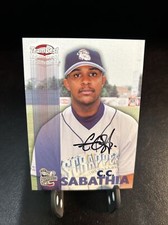 1999 Team Best Auto CC Sabathia Rookie Auto RC