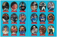 1993 COLLECTORS CHRONICLE MAGAZINE Rare COMPLETE 24 CARD UNCUT SHEET SET
