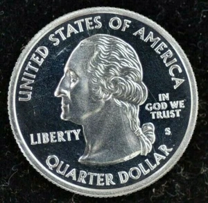 2002 S - STATE QUARTERS OHIO - DEEP CAMEO - BU CONDITION - Picture 1 of 2