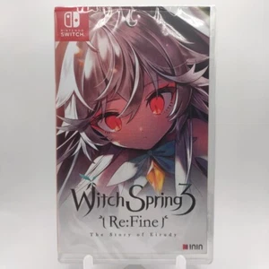 WITCH SPRING 3 RE:FINE PLUSHIE BUNDLE NINTENDO SWITCH STRICTLY LIMITED BRAND NEW - Picture 1 of 10