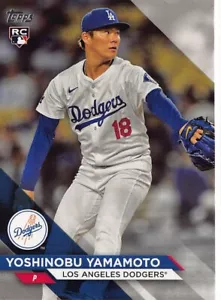 2024 Topps Flagship Collection Yoshinobu Yamamoto Base Rookie Card Dodgers #22 - Bild 1 von 2