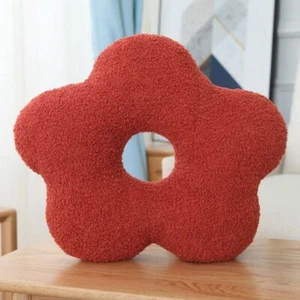 Nordic Luxury Flower Knot Ball Plush Cotton Pillow - Living Room Bedroom Cushion - Picture 1 of 16