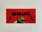 Metallica Sticker Vinyl Decal Metal Rock 6" X 3" (391)
