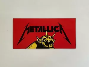 Metallica Sticker Vinyl Decal Metal Rock 6" X 3" (391) - Picture 1 of 1