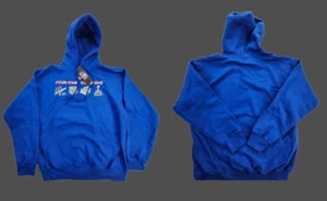 NY Giants Hooded Sweatshirt M Cobalt 4x Champion Hoodie Pockets NFL Team Apparel - Bild 1 von 10
