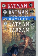 4 BATMAN TARZAN Claws of the Catwoman Graphic Novels TPB 1999 Complete Parts 1-4