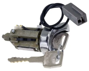 Ignition Lock Cylinder & Keys Replace FORD OEM # SW1808 Lincoln Mercury Chrome - Picture 1 of 4