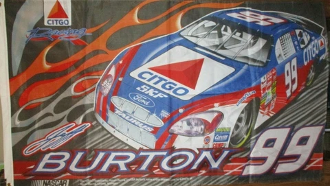 Jeff Burton # 99 CITGO SINGLE SIDED 3 x 5 FLAG ! FAST SHIPPING ! Cover