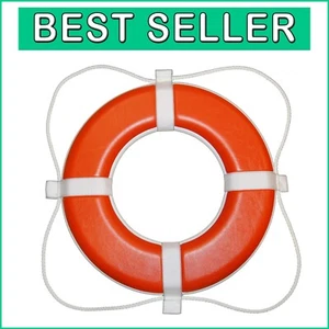 Durable 24-Inch Orange Life Ring Buoy - Trusted Taylor Made Safety Product - Picture 1 of 3
