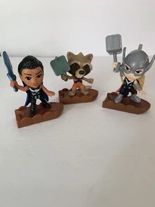 Marvel Figures Rocket raccoon, Jane Foster, & Valkyrie, Set Of 3 - Picture 1 of 14