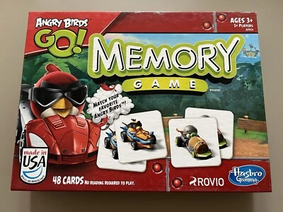 Hasbro Classic Game Angry Birds Go  Memory- Complete - Image 1 of 3