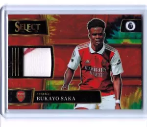 2022-23 Select Premier League Bukayo Saka Select Memorabilia Tie-Dye #'ed 23/25 - Picture 1 of 1