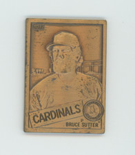 1985 Topps Gallery of Champions Bronze Bruce Sutter #370 Immortals Mini 