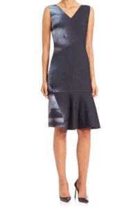  Elie Tahari Jadyn' Sleeveless Flare Hem Sheath Dress size 8 - Picture 1 of 4
