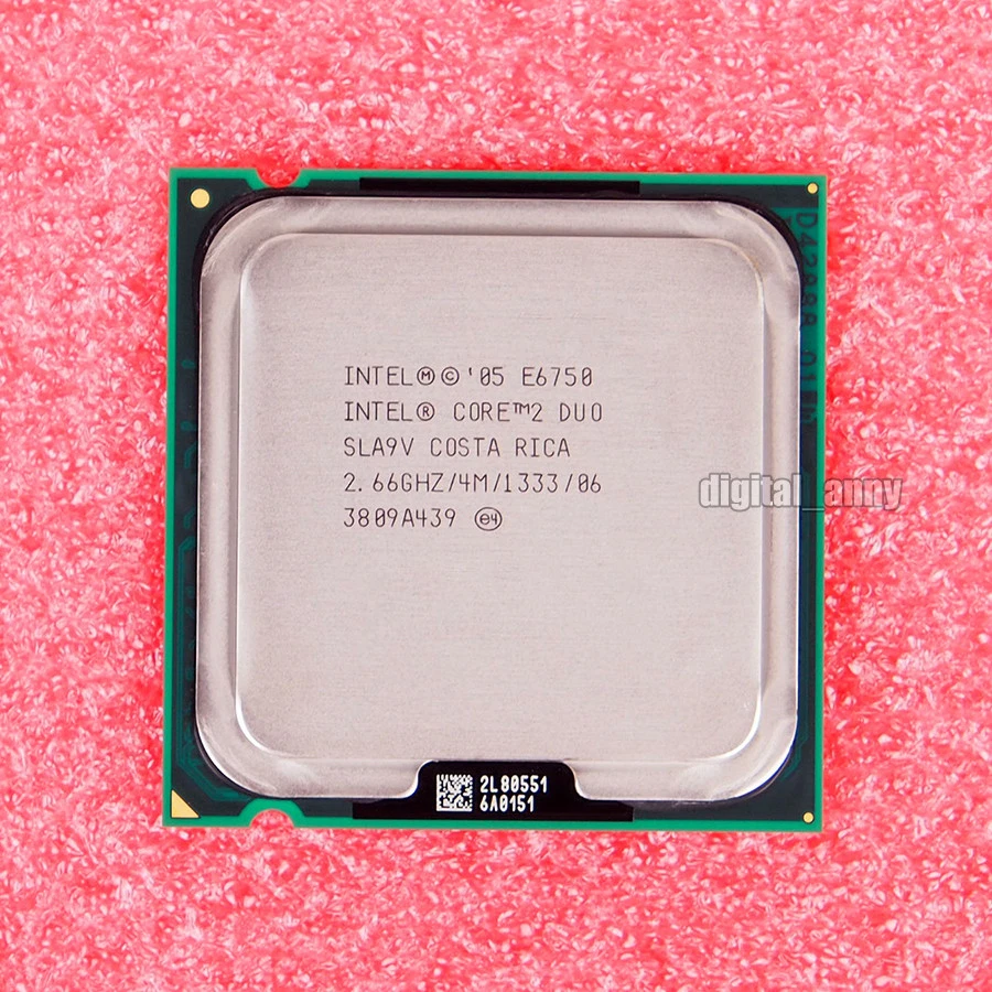 Intel Core 2 Duo E6750 2.66 GHz Dual-Core CPU Processor SLA9V LGA 775 - Image 1 of 1
