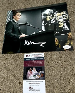 KELLEN MOORE Santi FIRMATA 8X10 foto JSA COA NEW ORLEANS vernice argento B - Foto 1 di 3