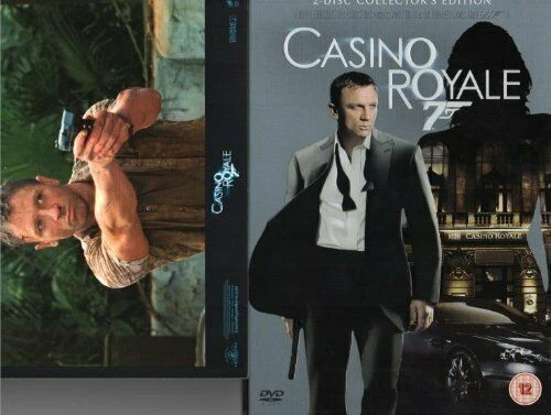 James Bond Casino Royale 2 Disc Collectors Edition With 9 Art Carts.