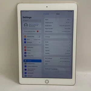 Apple iPad 5th Gen. 32GB, Wi-Fi, 9.7in - Gold - Picture 1 of 9