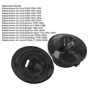 F37Z 13550 AA ABS License Lamp Cover License Plate Light Lens 2PCS Easy To - Picture 1 of 22