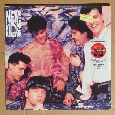 New Kids On The Block NKOTB Step By Step White Opaque Vinyl LP *SEALED* - Image 1 of 3