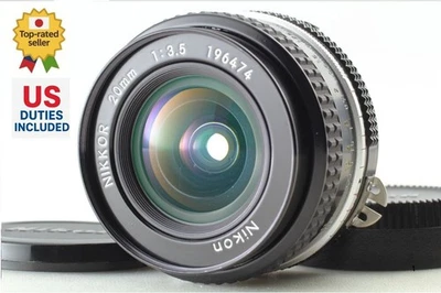 [COMO NUEVO] Nikon Ai Nikkor 20mm f/3.5 MF lente gran angular montaje F de... - Imagen 1 de 4