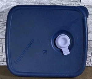 Sello de tapa de repuesto Tupperware Vent N Serve #7386A azul índigo nuevo - Imagen 1 de 3